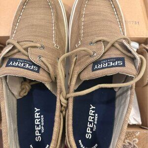Mens Sperry Halyard 2-Eye Baja Chino Boat Shoes Size 13M